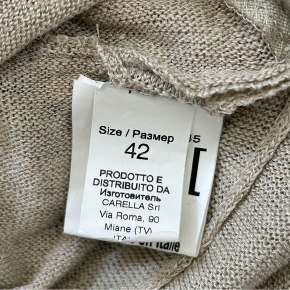 Tonet Relaxed Linen Button-Up A-silhouette Blouse - Picture 10 of 12